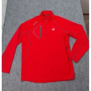 Sunice Allendale Pullover Mens 2XL XXL Red Tech Pocket 1/4 Zip outdoor Golf